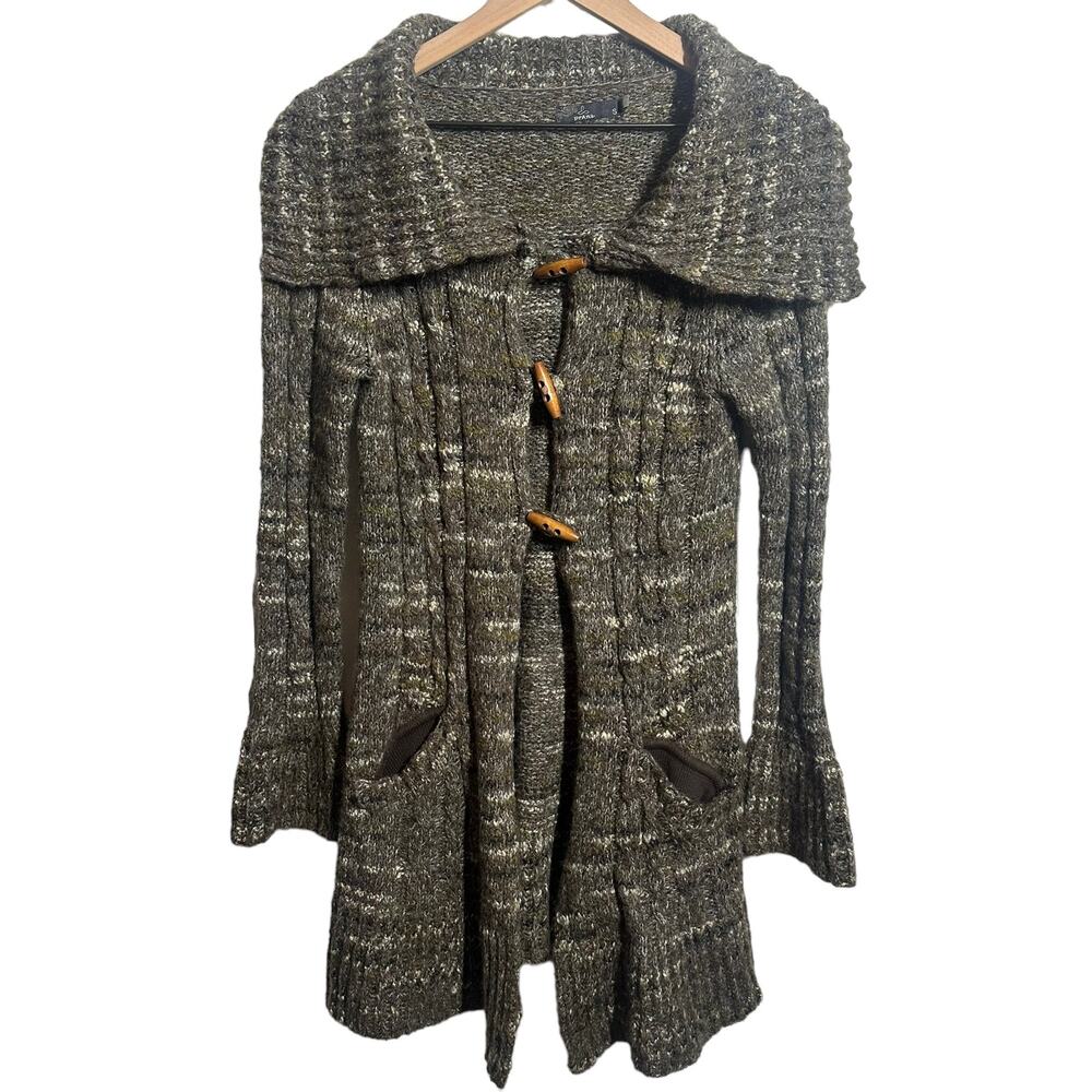 Prana Giselle Duster Knit Wool Mohair Blend Cardigan Sweater Size‎ Small